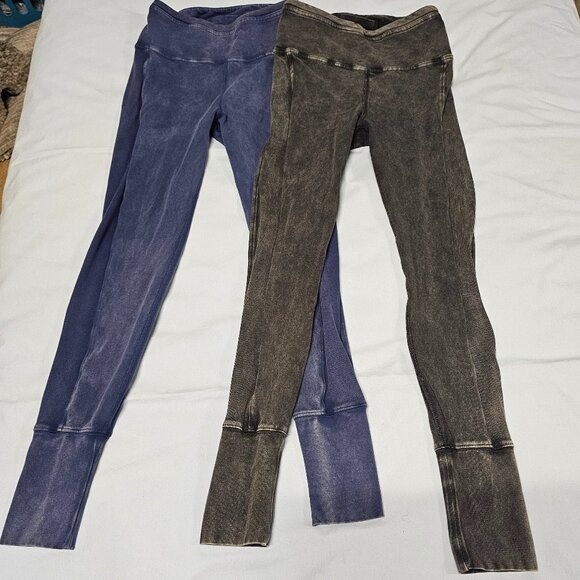 Free People Movement Hot Shot Washed Leggings Size XS Set of two - Picture 12 of 14